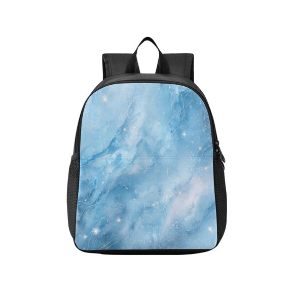 Toddler Backpack Gold Vein Celestial Print Waterproof Lightweight Backpack Casual Mini Daypack for Daycare & Travel