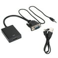 thumbnail image 2 of VGA To , Audio For Projector PC HDTV Converter Cable With 1080P, 2 of 8