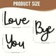 thumbnail image 3 of Letrero de madera para pared "Adiós, te amo" | Arte mural moderno para el hogar | Decoración de madera duradera para sala de estar, pasillo y dormitorio | Fácil instalación | Idea de regalo romántica, 3 of 8