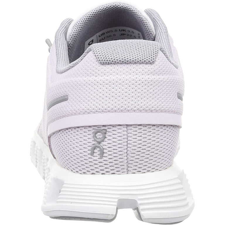 ON Women's Cloud 5 Running Sneakers, Lily/Frost, Purple, Size 10.5
