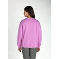 thumbnail image 4 of Athletic Works Women's and Women's Plus Crewneck Sweatshirt, Sizes XS-4X, 4 of 6