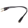 thumbnail image 1 of Cable de Audio Strade Fareast Limited 3,5 mm hembra a 2 macho 20 cm 4 piezas, 1 of 8