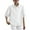 White&Clearance, variant on Oversized Cotton Linen Shirts for Women Dressy Casual Button Down Lapel Collar Tops Loose Fit Half Sleeve Tshirts Fashion Solid Color Blouses White 2XL