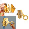 thumbnail image 4 of 15KN Outdoor Climbing Mountaineering Rope Grab for 9mm-12mm Rope Grey , Golden, 4 of 10