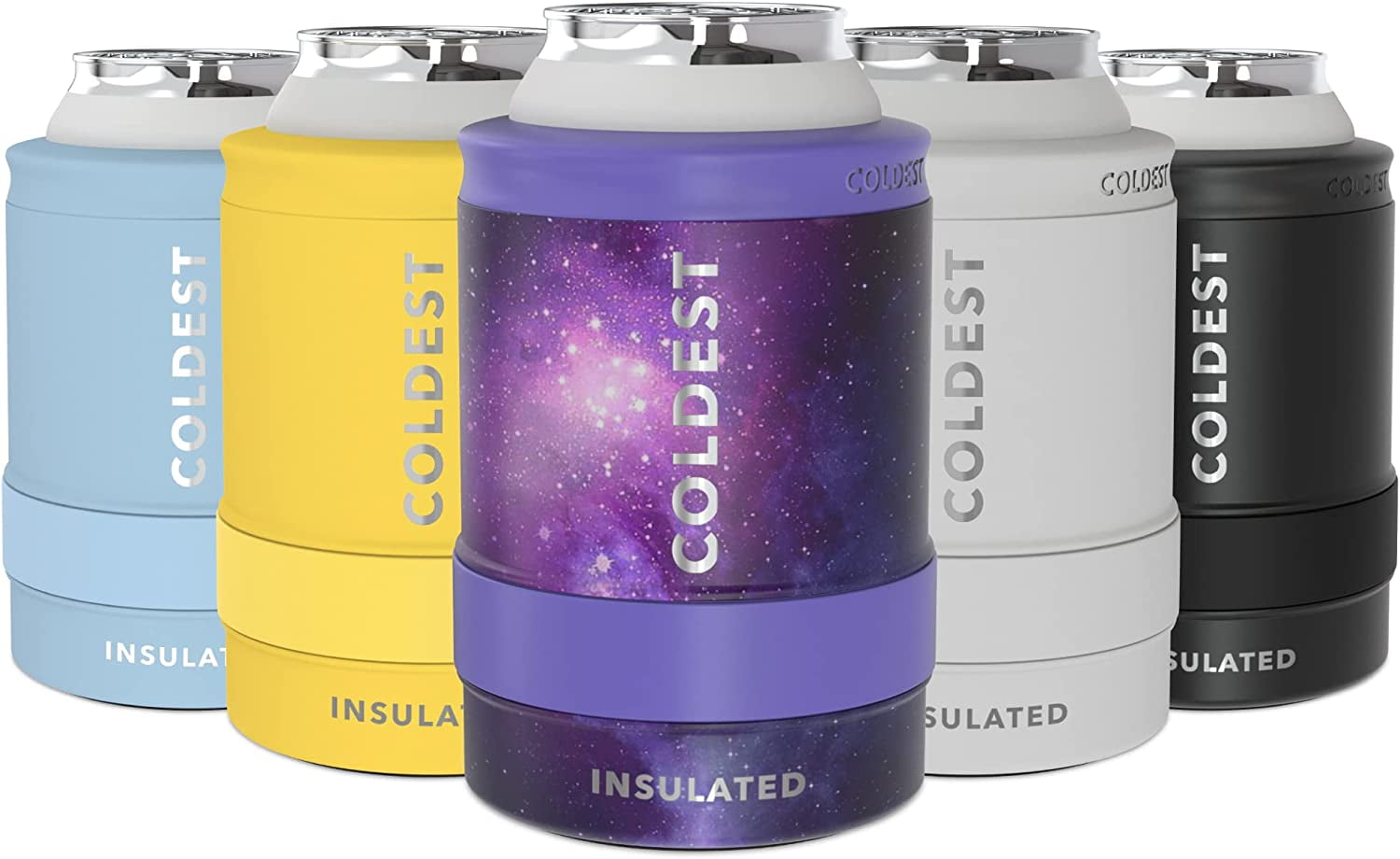COLDEST Standard Can Cooler for Beer, Soda, Sparkling Water, Vacuum