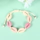 thumbnail image 2 of Pulsera tejida de mar hawaiano para niñas, cadena de mano a la moda, decoración, pulsera de concha colorida, joyería (estilo E), 2 uds., 2 of 4
