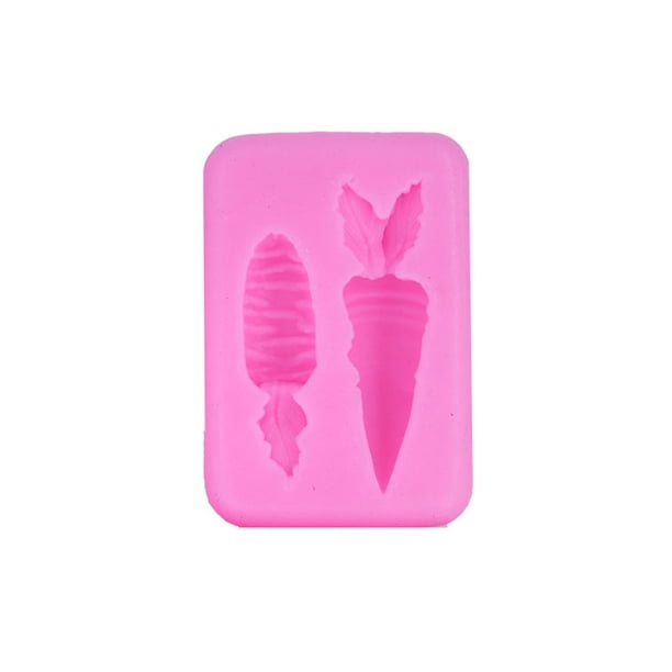 Ounissouiy Molde de silicona de Pascua, utensilio de cocina para el hogar, moldes para hornear con patrón de zanahoria y conejito, Sugarcraft para hornear, Type3 NO3 Ounissouiy HA061605-04B