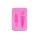 thumbnail image 5 of Molde de silicona Naiovety de Pascua patrón de zanahoria y conejo Tipo 2, 5 of 6