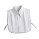 thumbnail image 2 of Blusa desmontable, versátil, ligera y a la moda para mujer con cuello falso Blanco con botón, 2 of 9