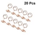 thumbnail image 4 of 20pcs Message Memo Clips 50mm High Holder Tabletop Metal Photo Holders with Base for Office Home (Rose Gold), 4 of 8