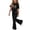 Black, variant on Fnooota Girls Summer Outfit Sets Size 14, Short Sleeve Casual Fashion Kids' Clothing Sets Girls' 2 Piece Sets Purple Size 14