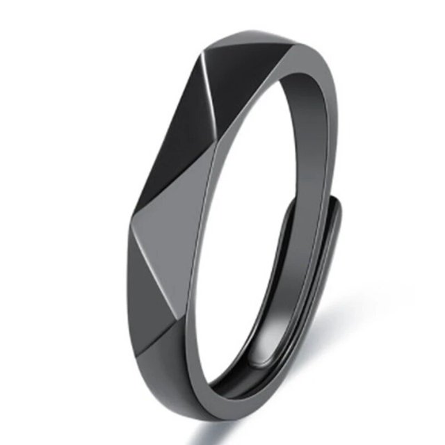 Nuevo anillo geométrico simple para pareja, se puede combinar con un anillo de boda de rombo, joyería de compromiso para pareja, regalo de fiesta 2021