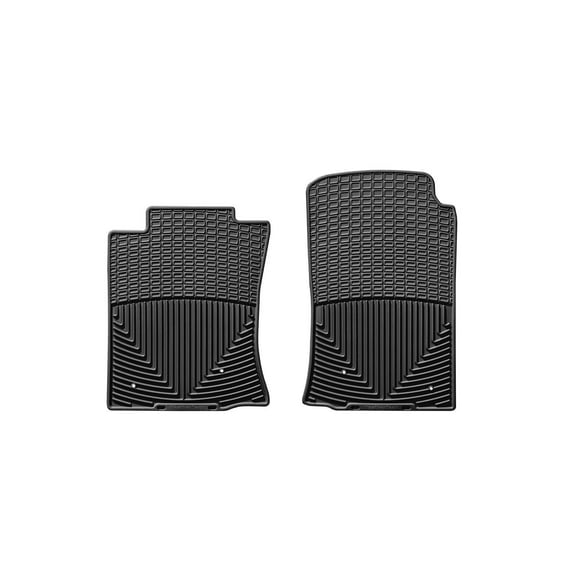 WeatherTech All-Weather Floor Mats compatible with 2005-2011 Toyota Tacoma - 1st Row (Driver & Passenger), Black