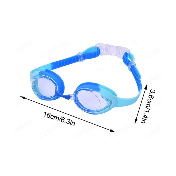 Lunettes De Natation Enfant Grand Cadre – 2 Pièces, Anti-buée, Protection UV, Ajustement Rapide, Joint Silicone, 3-14 Ans