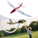 thumbnail image 5 of Avión de espuma para lanzar, gran juguete volador para niños y niñas. Rojo, 5 of 8