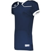 RUSSELL COLOR BLOCK GAME JERSEY (HOME), L, NAVY/WHITE