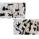 thumbnail image 3 of Pijama de verano para mujer, cárdigan fino de algodón, manga corta, pantalones cortos, estampado de oso, ropa de casa (blanco, negro, talla L), 3 of 6