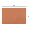 thumbnail image 6 of REGALWOVEN Cotton and Linen Placemats, Set of 4 Rustic Placemats for Dining Table Decor Washable Kitchen Table Mat Wipe Clean Orange 18.1x11.8inch, 6 of 6