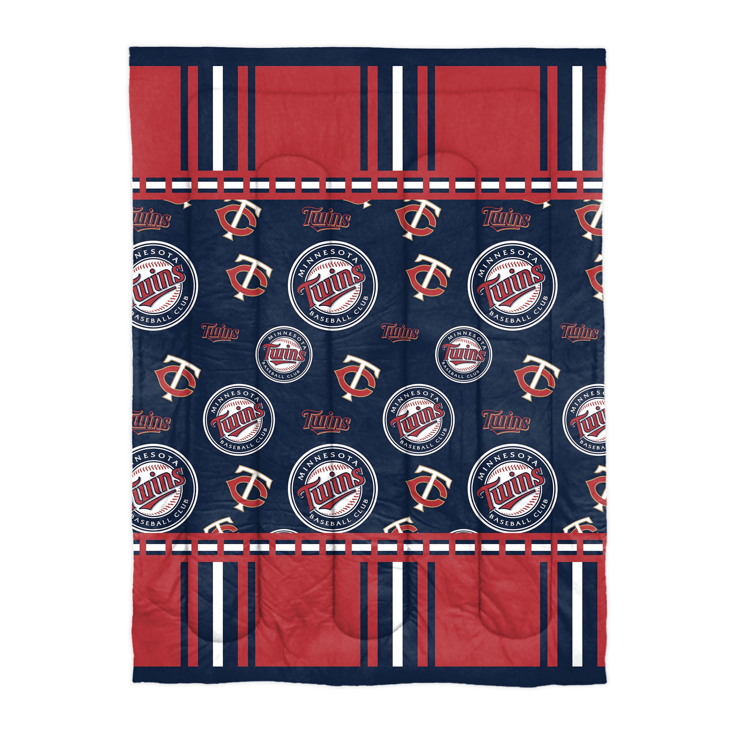 MLB Minnesota Twins Twin Bed In Bag Set