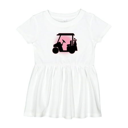 

Inktastic Golfing Girls Golf Cart Girls Baby Dress