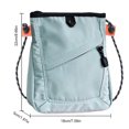 thumbnail image 3 of Bolso Unisex Bandolera Impermeable Mini Monedero Ocio Diario Azul Claro Azul, 3 of 8