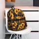 thumbnail image 5 of Balery Brown Blue Plaid Sunflower Mochila para Mujeres y Hombres, Mochila Ligera Casual para Viajes, Mochila Clásica Básica para la Universidad, 5 of 6