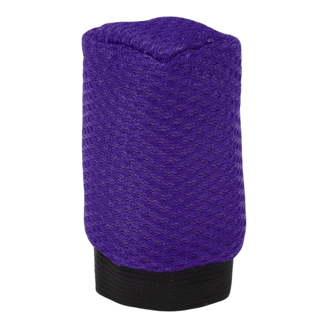 Cubierta de pomo de cambio de marcha única Bargains universal para automóvil SUV camión RV protector de mango de cambio anidado de poliéster púrpura