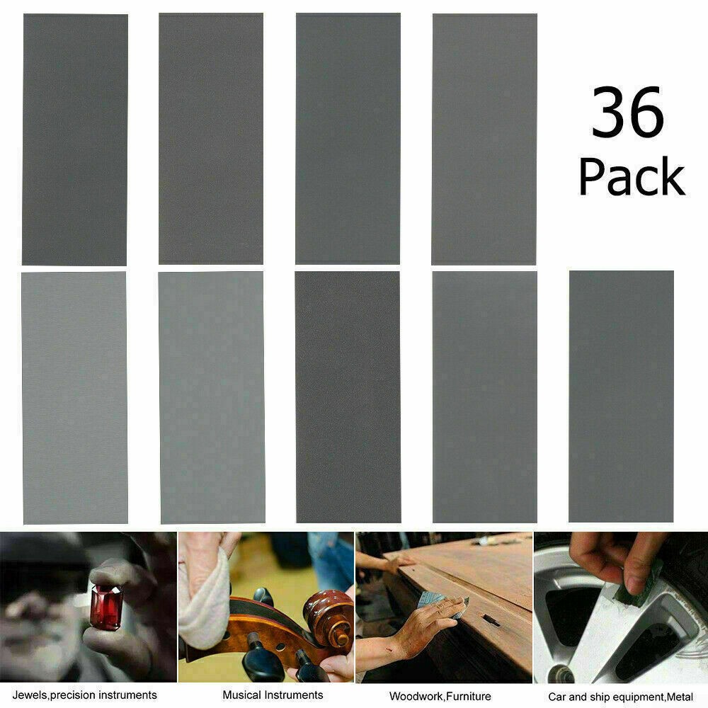 Automotive 1200 and 1500 GRADES SAND PAPER WET AND DRY SANDPAPER money