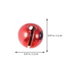 thumbnail image 1 of Colorful Fishing Bells Metal Hollow Bells for Decoration 100Pcs, 1 of 1
