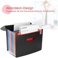 thumbnail image 6 of Document Folder A4 Compartment Folder File Organizer with Elastic Band and Locking Button Organizer Folder for Home or Office Documents Papers, 6 of 8