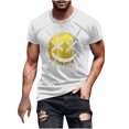 thumbnail image 2 of Blusas y camisas de manga corta y cuello redondo para hombre. Blusas/camisetas de manga corta con cuello redondo y estampado de Halloween para hombre. Blusa para hombre., 2 of 5
