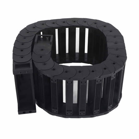 

Nylon Wire Carrier Drag Chain Cable Drag Chain Low Noise 1Meter/0.7 Meters Practical Durable For Cnc Machine Tool Arm Engraving Machine D35 X 25 D35 X 38 D35 X 50 D35 X 57 D35 X