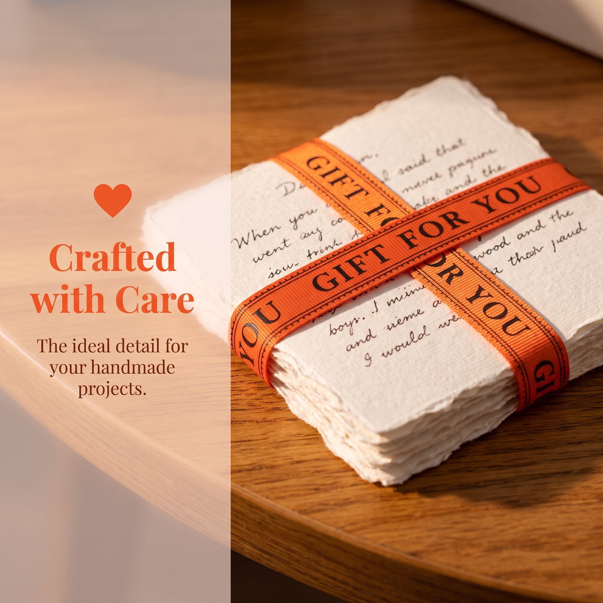Unique Bargains Gift Wrapping Ribbon for Multi-Purpose Crafts and Creative Projects Orange