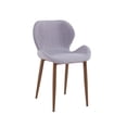 thumbnail image 4 of HomeRoots Kitchen 29" Grey Fabric and Metal Dining Chair 283715-Grey, 4 of 5