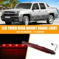 thumbnail image 2 of Tail High Mount Brake Stop Light 15120540 Third Brake Light Rear Cargo Lamp for Chevrolet ABS Black Red, 2 of 6
