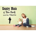 thumbnail image 2 of Three Chords and Truth - Country Music Wall Decals Cowboy Cowgirl Cowboy Boots Music Festival Concert Wall Art Designs Decor Vinyl Stickers For Cars Rooms Windows Bedroom Decoration Size (30x27 inch), 2 of 3