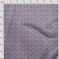 thumbnail image 4 of oneOone Polyester Lycra Dusty Blue Fabric Floral Craft Projects Decor Fabric Printed By The Yard 56 Inch Wide, 4 of 4