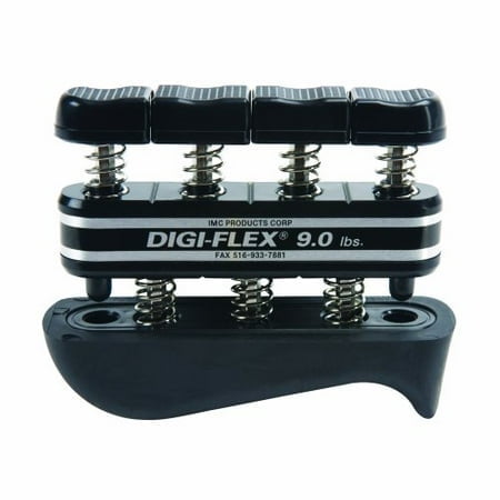 Digi-Flex-10-0744 Système d'Exercice Main et Doigt Noir, Résistance de 9 lbs