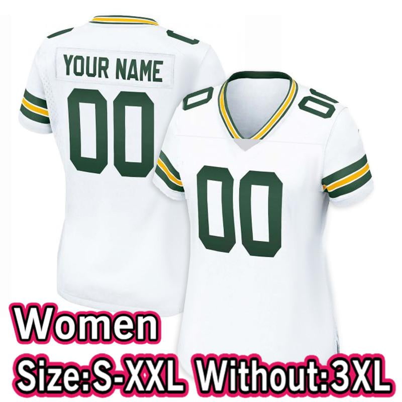 NFL_ 12 Aaron Rodgers Green Bayes Packer Football Jerseys Aaron Jones