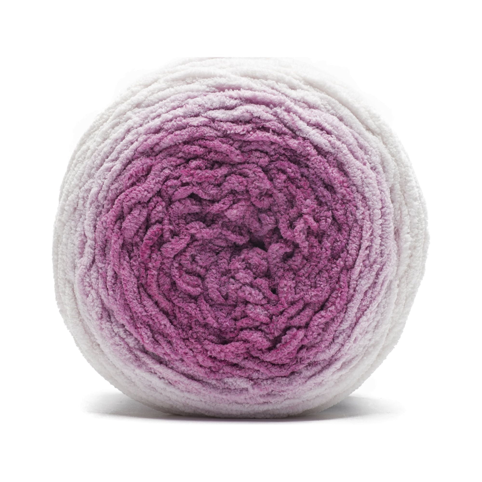 Bernat® Blanket™ Perfect Phasing™ #6 Super Bulky Polyester Yarn, Fuchsia 10.5oz/300g, 220 Yards (4 Pack)