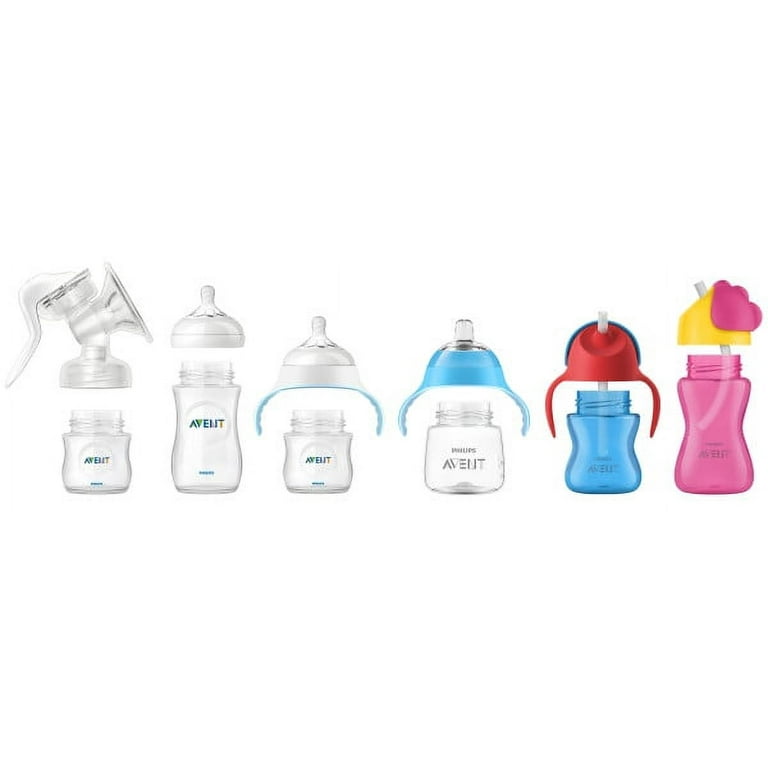 Philips AVENT Natural Baby Bottle, Clear, 9oz, 3 pack, SCF013/37 