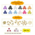 thumbnail image 2 of 1Box DIY Beads Jewelry Making Finding Kits Including Opaque Acrylic & Disc Polymer Clay & Plastic Beads Zinc Alloy Lobster Claw Clasps Iron Bead Tips & Jump Rings, 2 of 8
