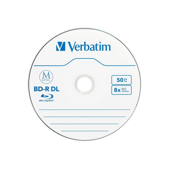 Verbatim M-Disc - 25 x BD-R DL - 50 GB 8x - spindle