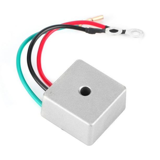 Regulador de voltaje, Rectificador de regulador de voltaje de aleación de aluminio duradero Especificaciones originales para carrito de golf de gas para rectificador de voltaje LHCER Descripción de la referencia