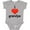 AC-Heather Grey, variant on Inktastic I Love Grandpa Boys or Girls Baby Bodysuit