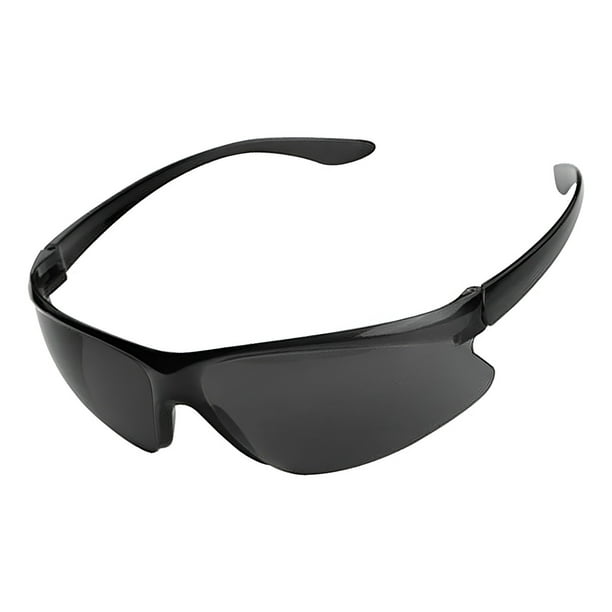 Lentes de Seguridad Infra Protección Ocular Mica Negra Antipolvo y Antirayaduras Uso Industrial para Trabajo, Taller y Construcción Pack de 10 Piezas