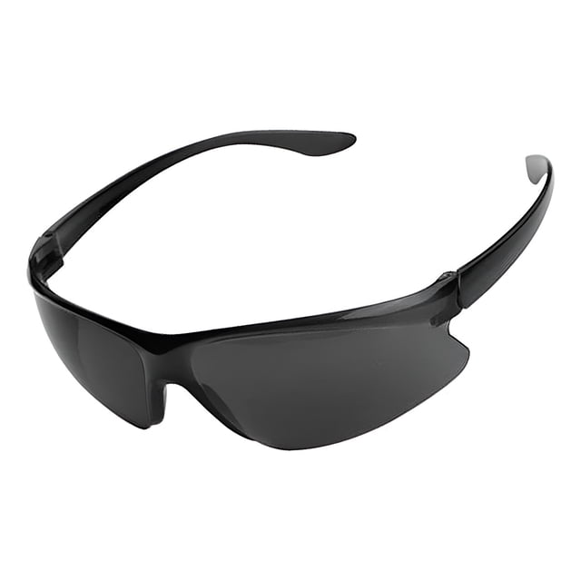 Lentes de Seguridad Infra Protección Ocular Mica Negra Antipolvo y Antirayaduras Uso Industrial para Trabajo, Taller y Construcción Pack de 10 Piezas