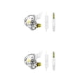 thumbnail image 3 of Sidaley Auricular HIFI de 3,5 mm Auriculares portátiles Auriculares electrónicos Sonido estéreo Blanco 2piezas, 3 of 6