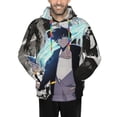 thumbnail image 5 of Solo Leveling Mens Active Sweatshirts Cozy Hoodie 3d Graphic Sweater Casual Winter Clothes Tops Coat X-Large, 5 of 7