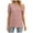 Pink, variant on IROINNID Summer Blouse For Women Breathable Round-Neck Solid Short Sleeve Tops Blouse Spring